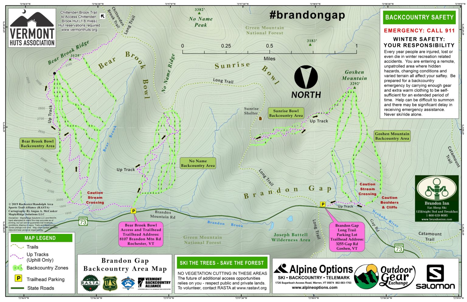 Long trail. Brooks Catamount.