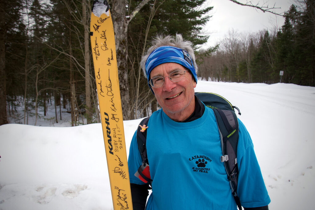 Jay with skis