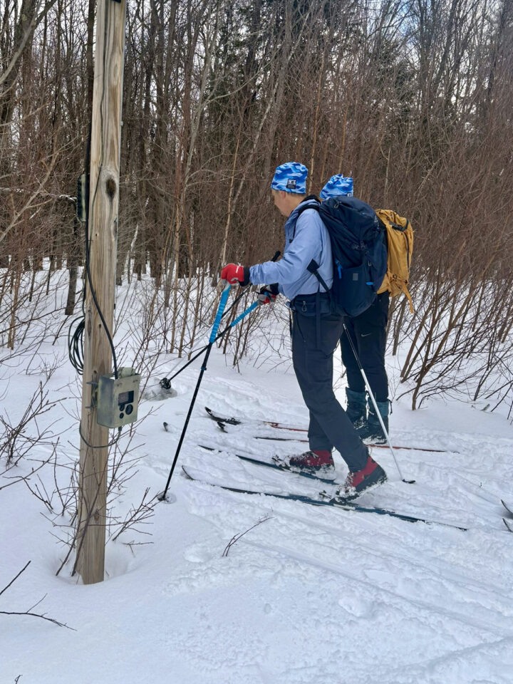 Paul and Ben at the Canadian border